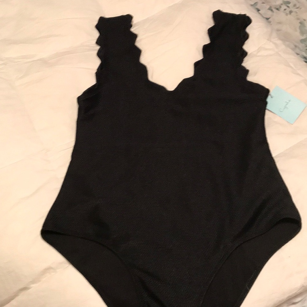 Cupshe Black Crystal One Piece Swimsuit